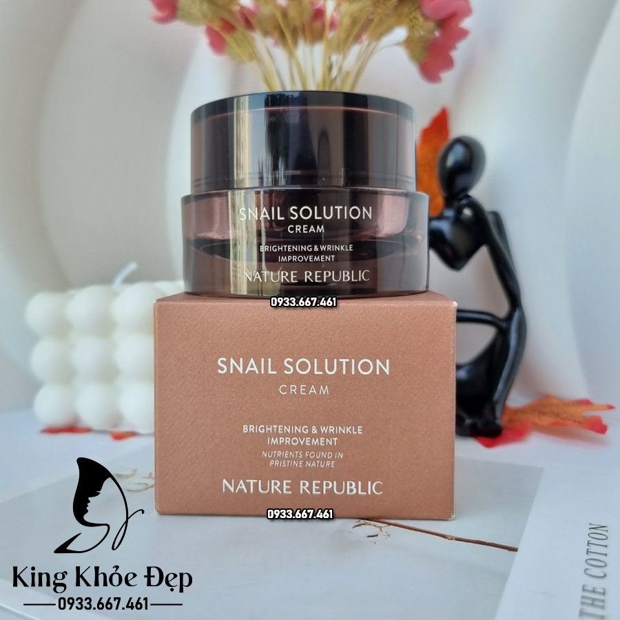 Kem Dưỡng Da Nature Republic Snail Solution Cream