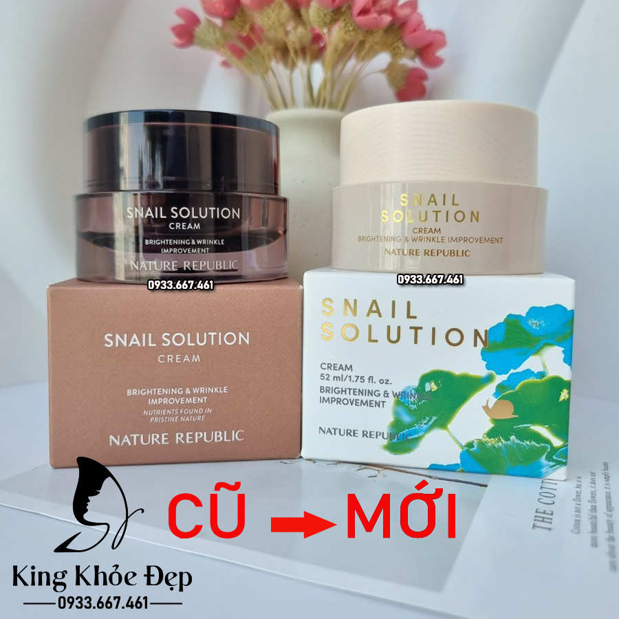 Kem Dưỡng Da Nature Republic Snail Solution Cream