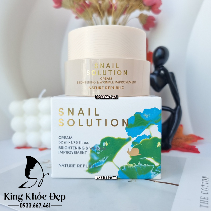 Kem Dưỡng Da Nature Republic Snail Solution Cream