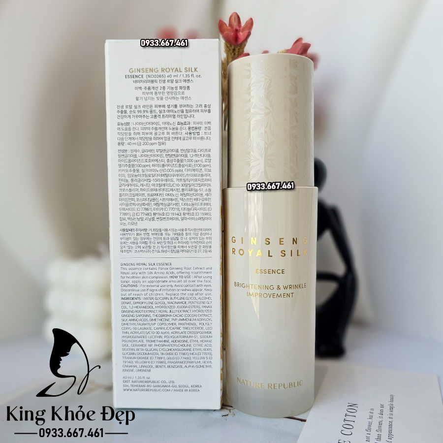 Tinh Chất Nature Republic Ginseng Royal Silk Essence