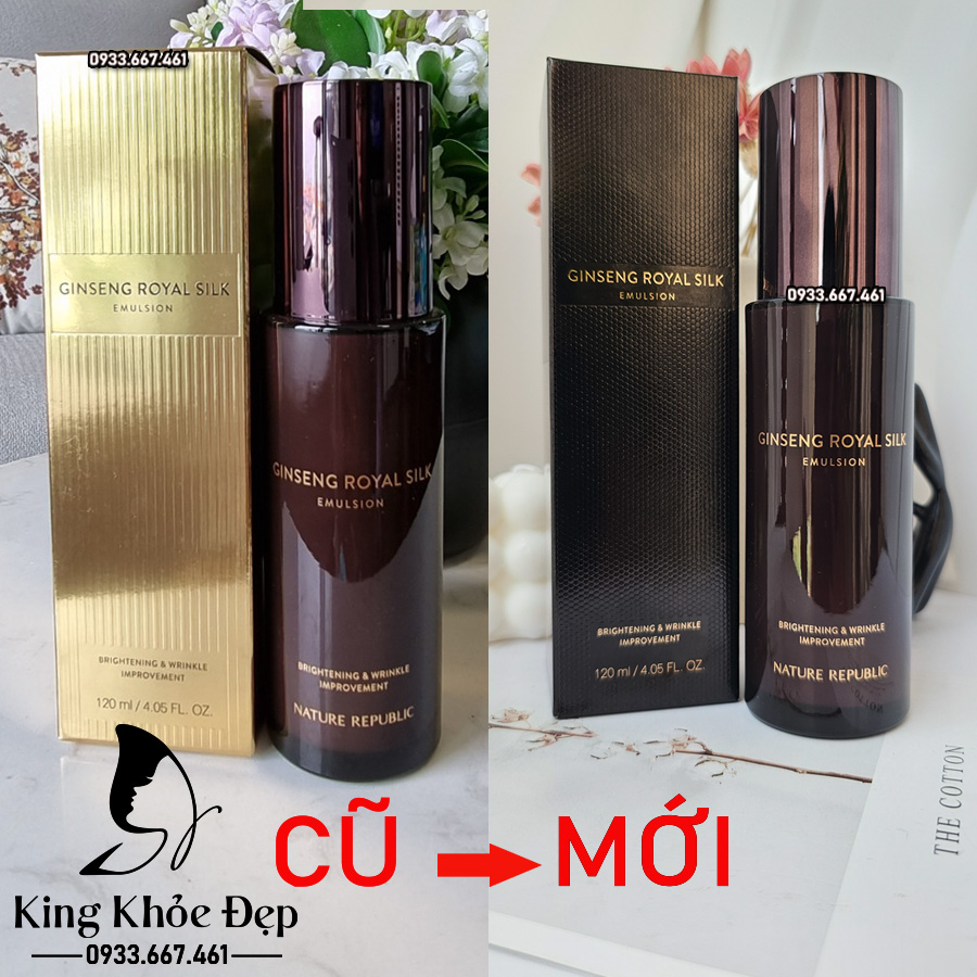 Sữa Dưỡng Nature Republic Ginseng Royal Silk Emulsion