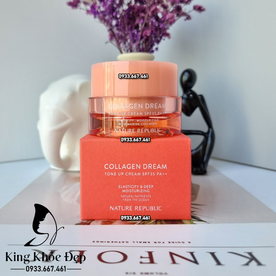 Kem Dưỡng Da Nature Republic Collagen Dream Tone Up Cream SPF/35+++