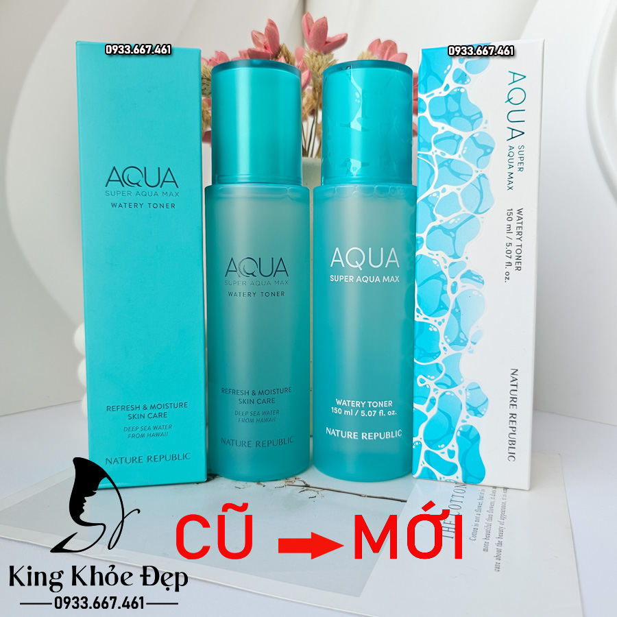 Nước Cân Bằng Nature Republic Aqua Super Aqua Max Watery Toner
