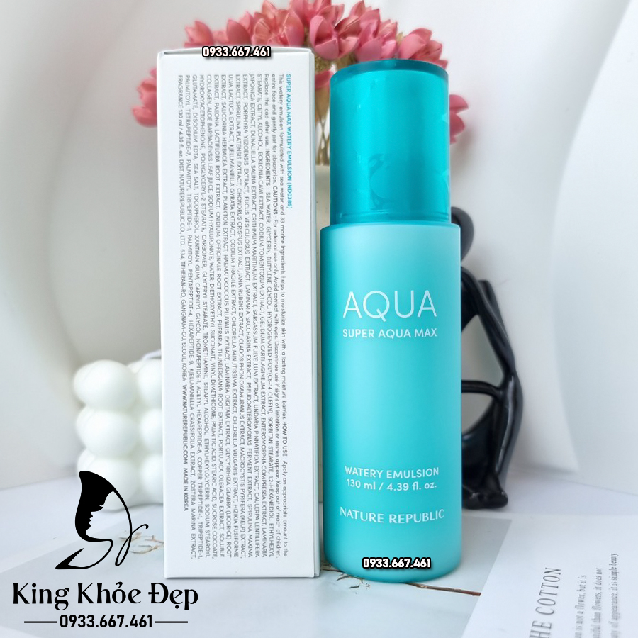 Sữa Dưỡng Nature Republic Aqua Super Aqua Max Watery Emulsion