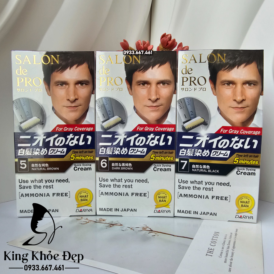 Thuốc Nhuộm Tóc Nam Salon De Pro Nhật Bản