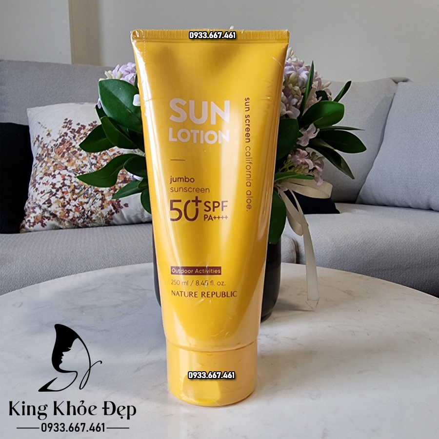 Kem Chống Nắng Nature Republic California Aloe Jumbo Sunscreen SPF50 +++