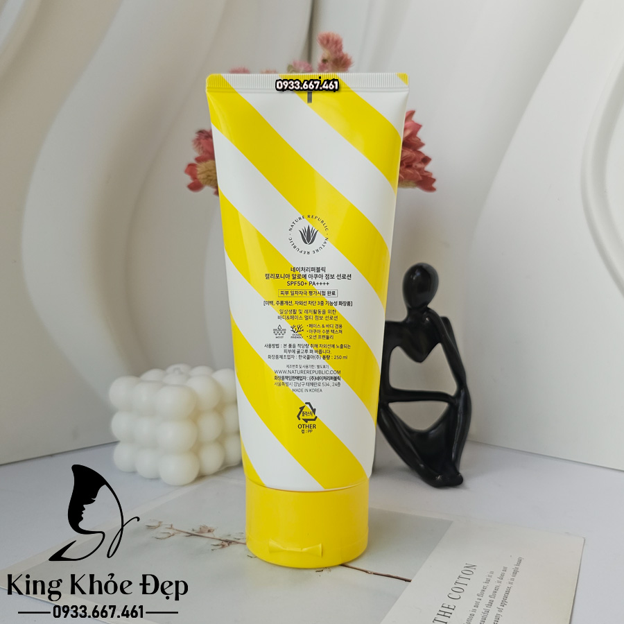 Kem Chống Nắng Nature Republic California Aloe Jumbo Sunscreen SPF50 +++