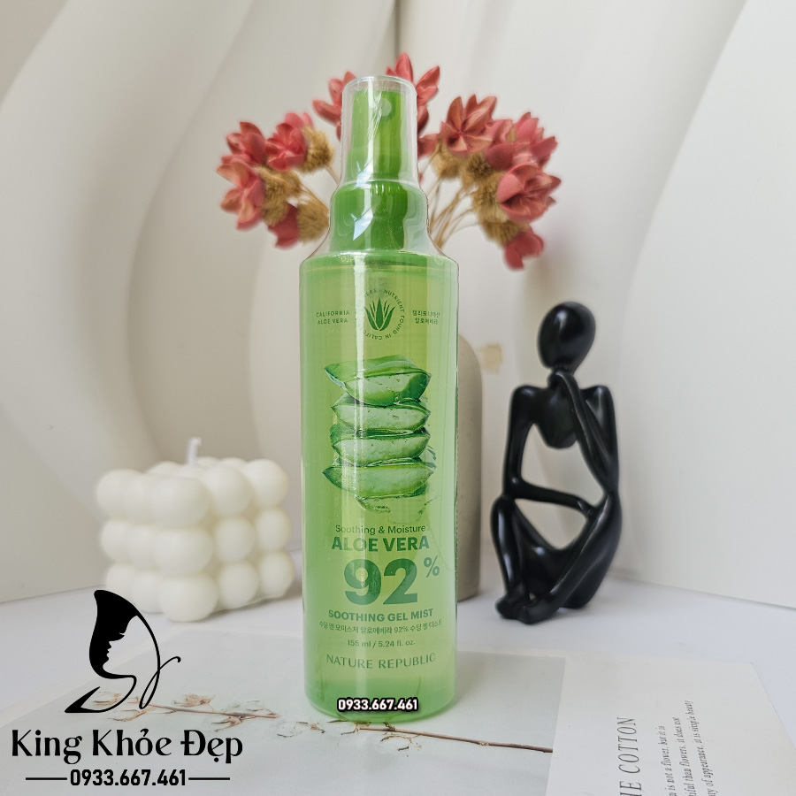 Xịt Khoáng Nature Republic Aloe Vera Soothing Gel Mist