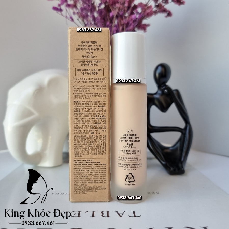 Kem Nền Provence Air Skin Fit One Day Lasting Foundation SPF/30+++