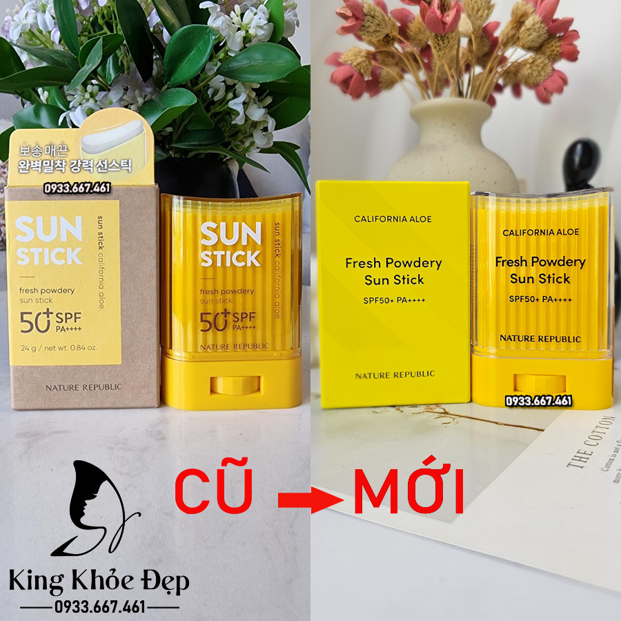 Kem Chống Nắng Nature Republic Fresh Powdery Sun Stick