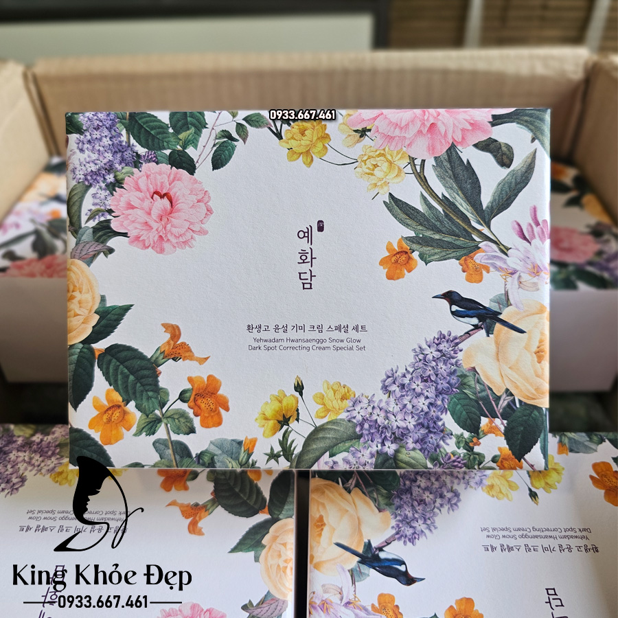 Kem Dưỡng Da Yehwadam Hwansaenggo Snow Glow Dark Spot Correcting Cream – Giảm Thâm Nám, Sáng Da, Trẻ Hóa Da