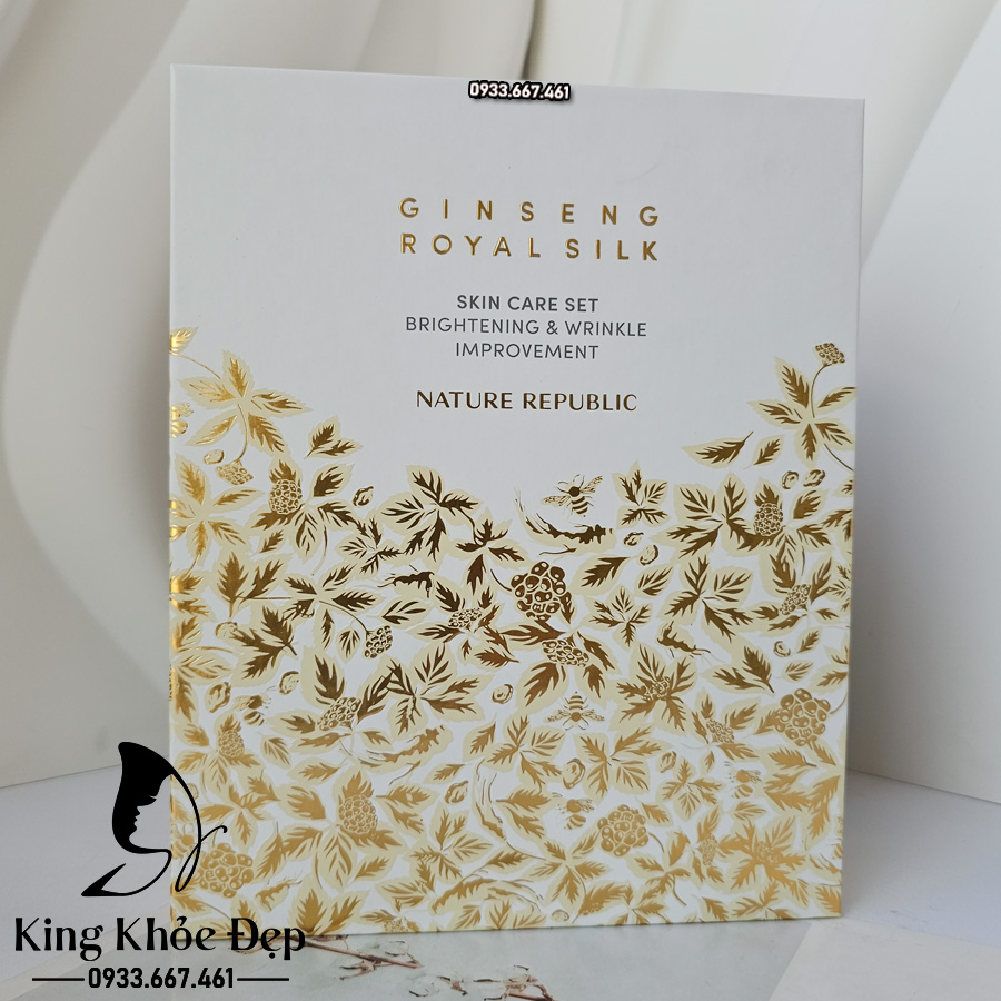 Bộ Dưỡng Da Nature Republic Ginseng Royal Silk Set – Dưỡng Da Sang Trọng, Trẻ Hóa Như Lụa