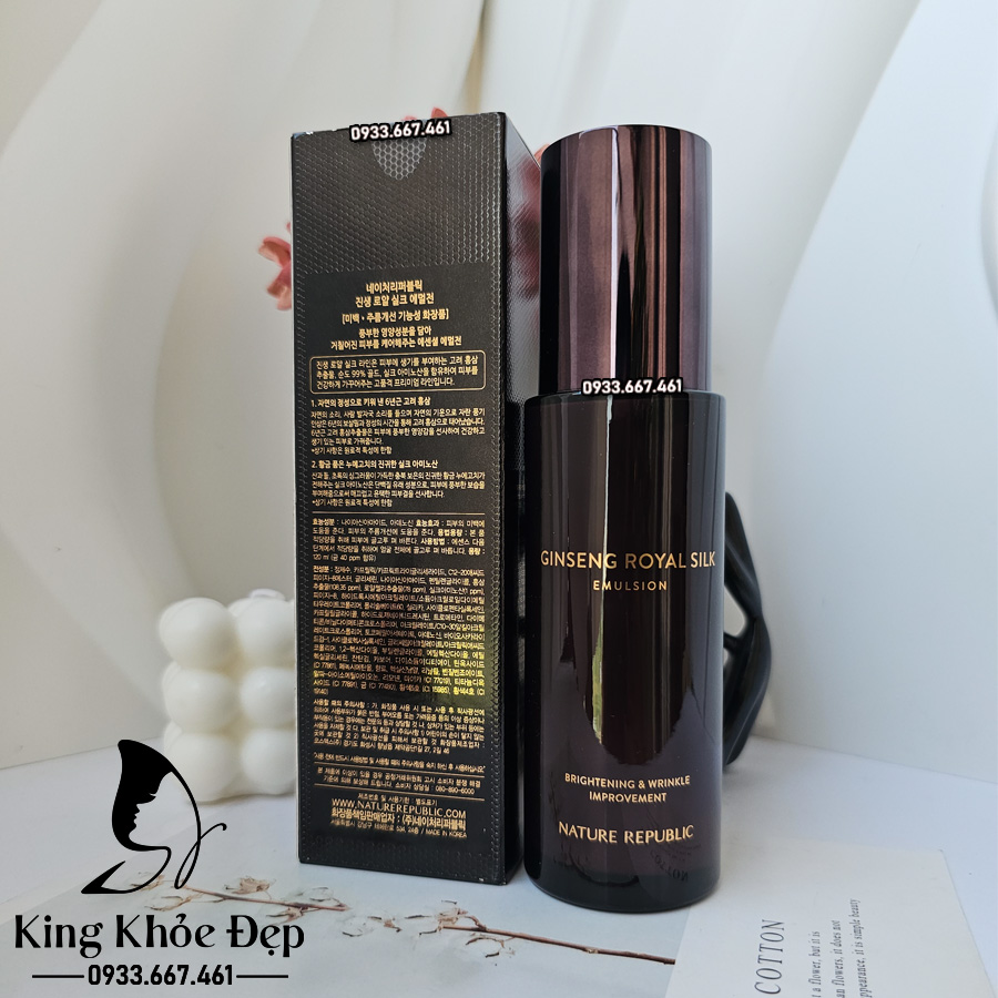 Sữa Dưỡng Nature Republic Ginseng Royal Silk Emulsion