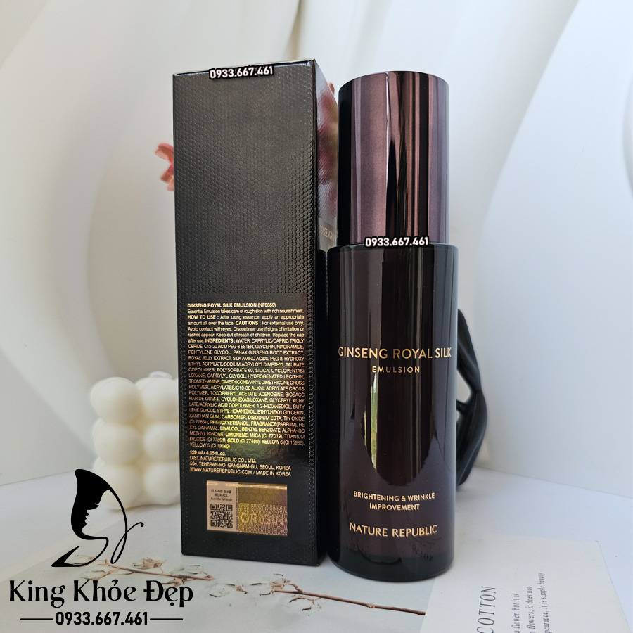 Sữa Dưỡng Nature Republic Ginseng Royal Silk Emulsion