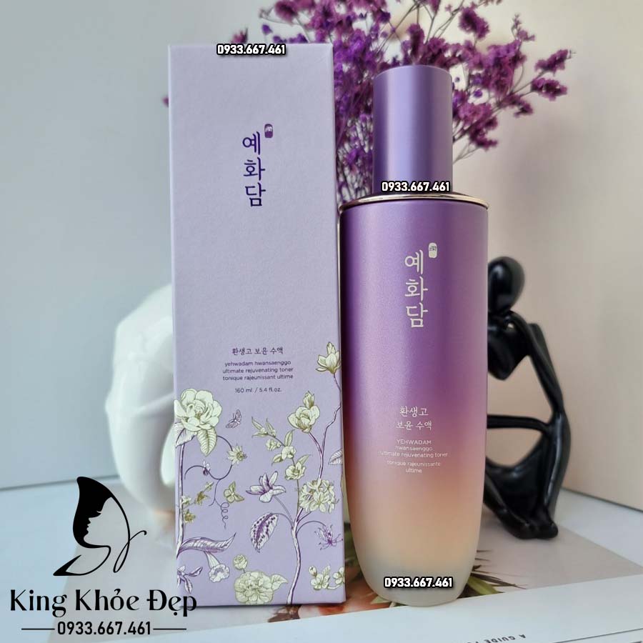 Nước Cân Bằng Yehwadam Hwansaenggo Ultimate Rejuvenating Toner 160ml