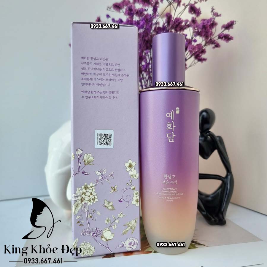 Nước Cân Bằng Yehwadam Hwansaenggo Ultimate Rejuvenating Toner 160ml