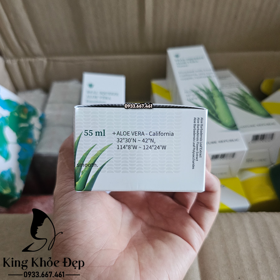 Kem Dưỡng Da Nature Republic Real Squeeze Aloe Vera Cream – Dịu Mát Làn Da, Cấp Ẩm Tức Thì
