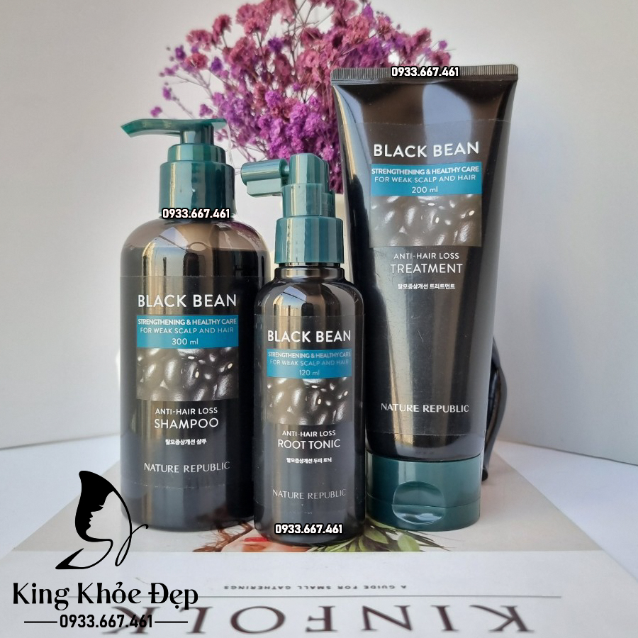 Kem Xả Tóc Nature Republic Black Bean Anti Hair Loss Treatment
