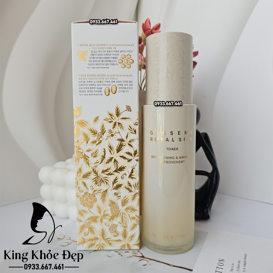 Nước Cân Bằng Nature Republic Ginseng Royal Silk Toner