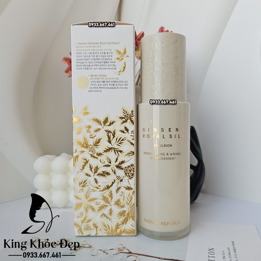 Sữa Dưỡng Nature Republic Ginseng Royal Silk Emulsion