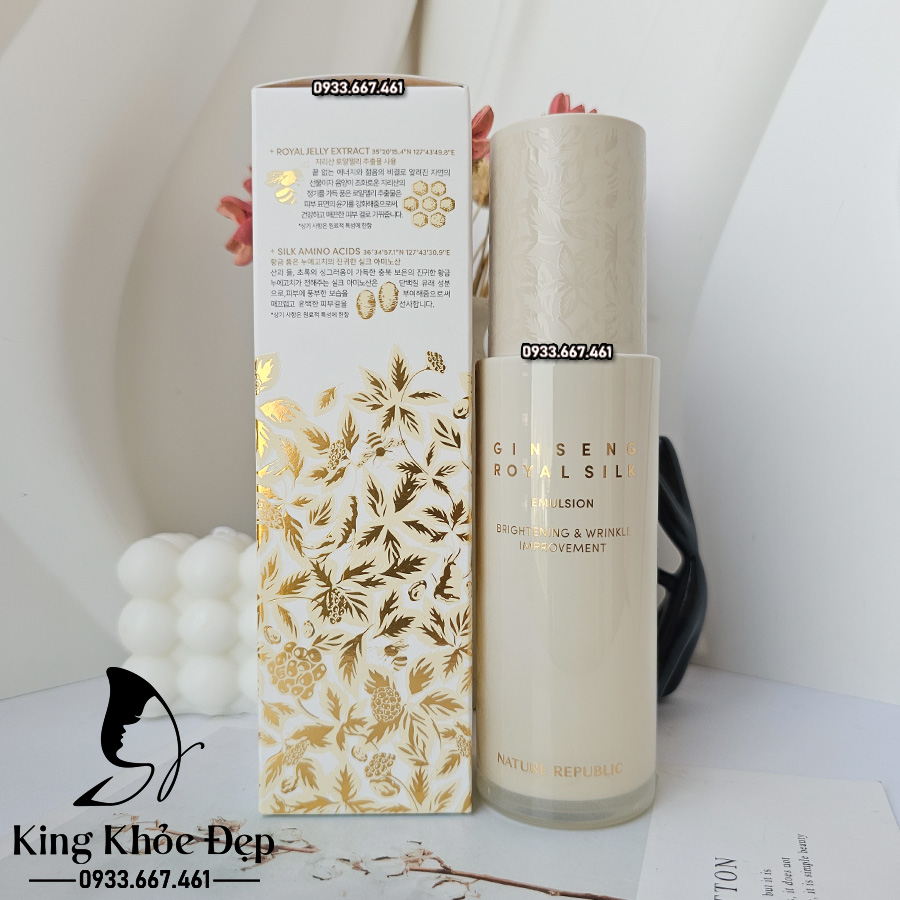 Sữa Dưỡng Nature Republic Ginseng Royal Silk Emulsion