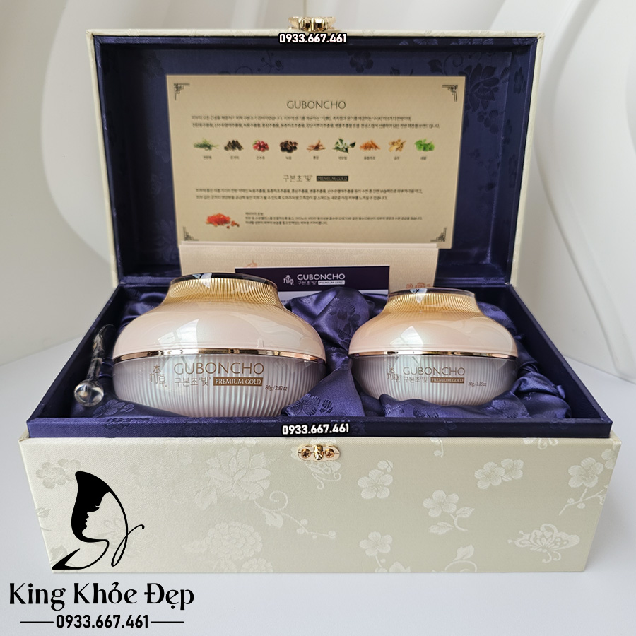 Kem Dưỡng Da Ban Ngày Guboncho Premium Gold Day Cream – Dưỡng Sáng, Khóa Ẩm, Chống Lão Hóa Toàn Diện
