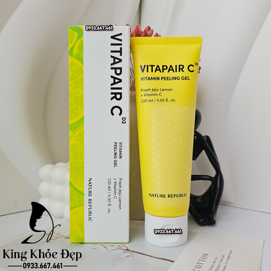 Tẩy Tế Bào Chết Nature Republic Vitapair C Vitamin Peeling Gel – Da Sáng Mịn Tức Thì Với Vitamin C Tự Nhiên
