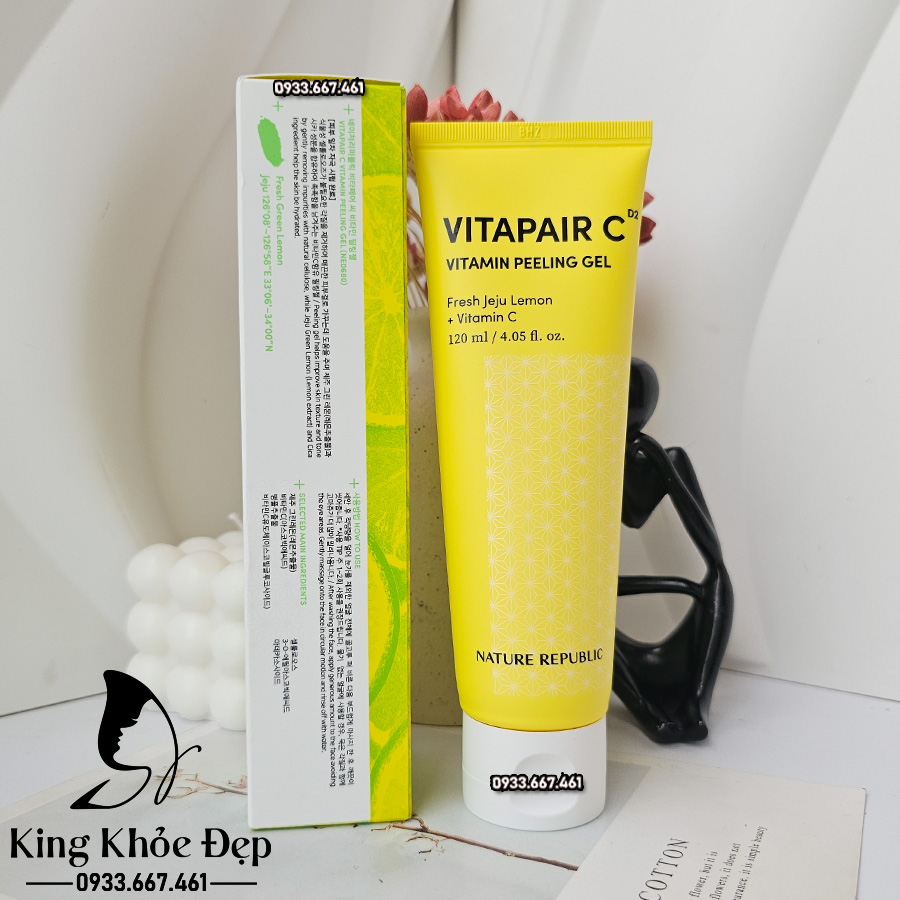 Tẩy Tế Bào Chết Nature Republic Vitapair C Vitamin Peeling Gel – Da Sáng Mịn Tức Thì Với Vitamin C Tự Nhiên