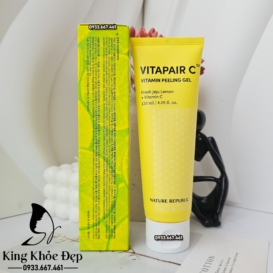 Tẩy Tế Bào Chết Nature Republic Vitapair C Vitamin Peeling Gel – Da Sáng Mịn Tức Thì Với Vitamin C Tự Nhiên