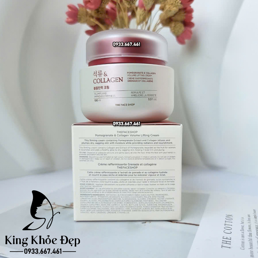 Kem Dưỡng Da Pomegranate Và Collagen Volume Lifting Cream 100ml