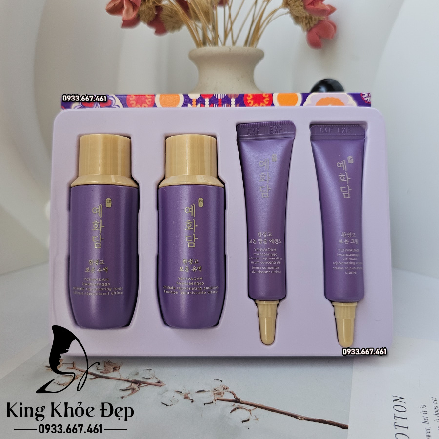 Set Dưỡng Da Yehwadam Hwansaenggo Ultimate Rejuvenating Mini