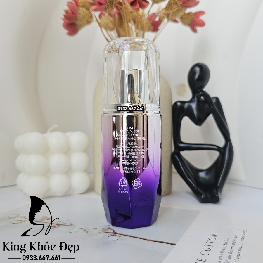 Tinh Chất Guboncho Premium Gold Radiance Serum – Dưỡng Sáng Da, Căng Mịn, Ngừa Lão Hóa