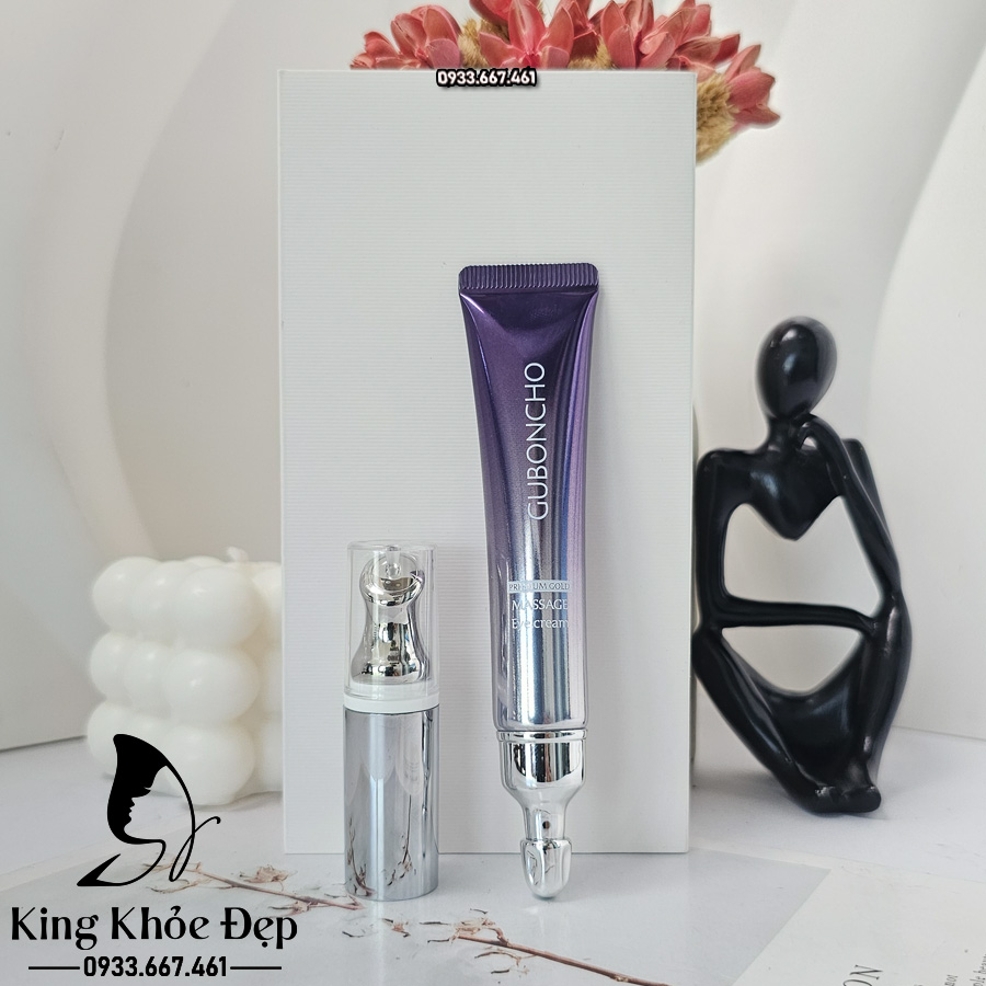 Kem Dưỡng Mắt Guboncho Premium Gold Massage Eye Cream – Giảm Thâm, Xóa Nhăn, Săn Chắc Vùng Da Mắt
