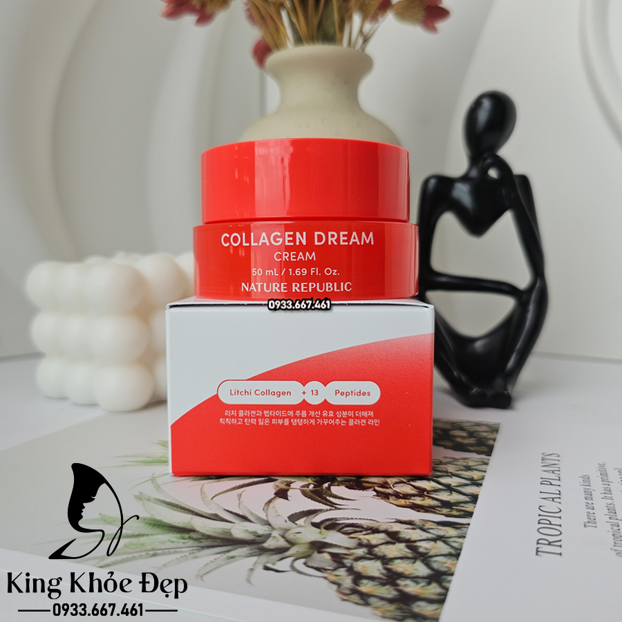 Kem Dưỡng Da Nature Republic Collagen Dream Cream – Bí quyết trẻ hóa làn da căng mịn