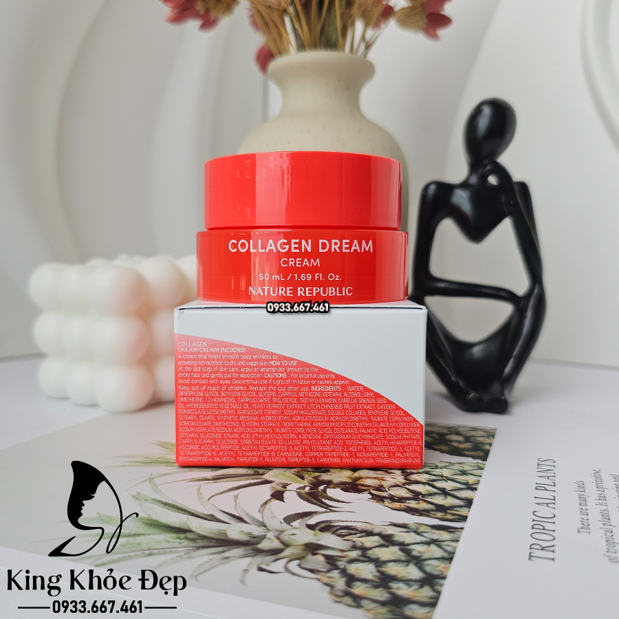 Kem Dưỡng Da Nature Republic Collagen Dream Cream – Bí quyết trẻ hóa làn da căng mịn