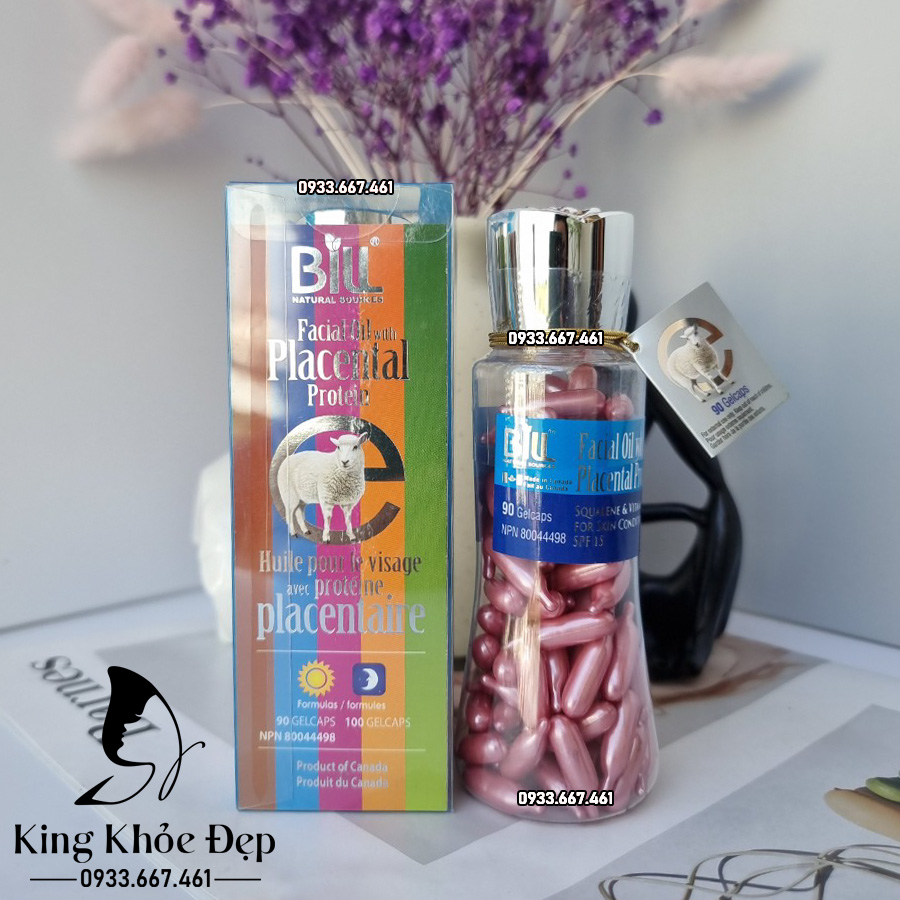 Viên Bôi Nhau Thai Cừu Dầu Gan Cá Mập Và Vitamin E 10 Viên (Chống Nắng SPF/15)
