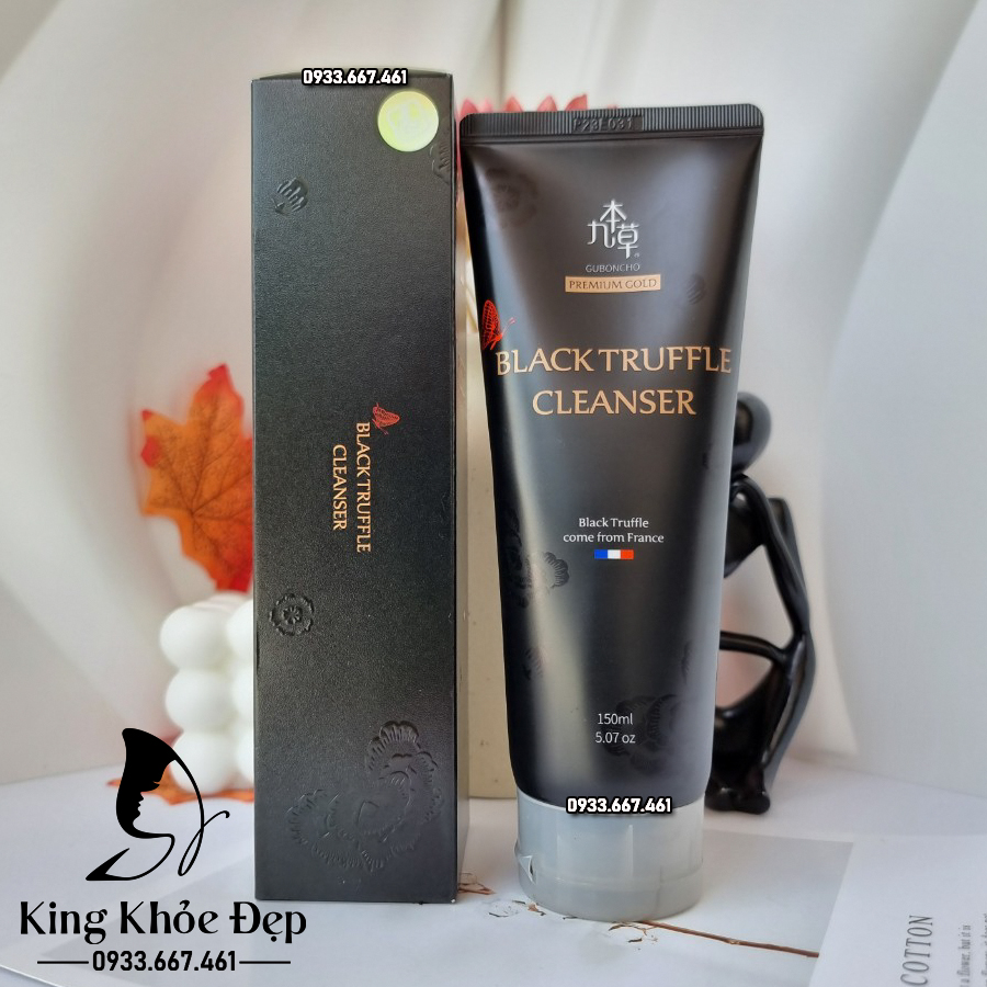 Sửa Rửa Mặt Thải Độc Guboncho Black Truffle Cleanser – Làm Sạch Sâu, Thải Độc Da Mỗi Ngày