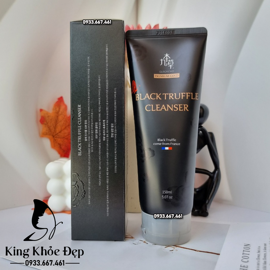 Sửa Rửa Mặt Thải Độc Guboncho Black Truffle Cleanser – Làm Sạch Sâu, Thải Độc Da Mỗi Ngày