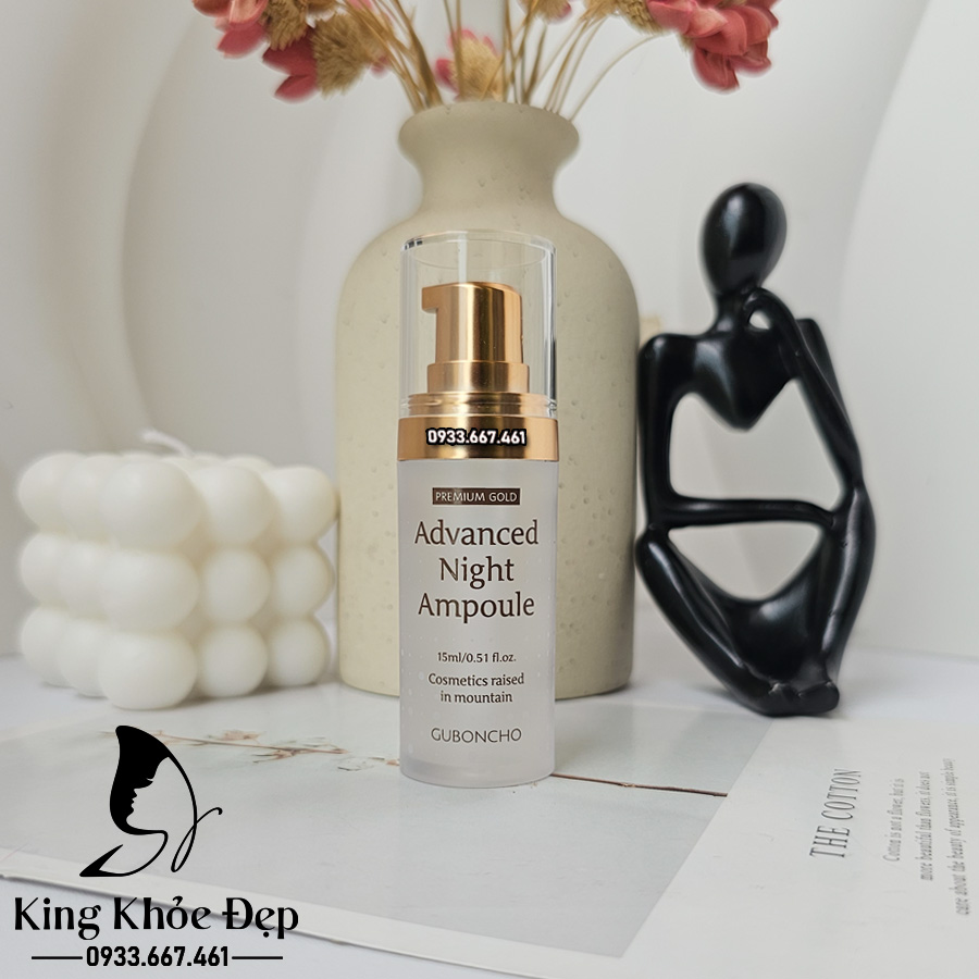 Trị Nám Guboncho Advanced Night Ampoule – Xóa Mờ Nám Sâu, Trắng Sáng Da Sau Mỗi Đêm