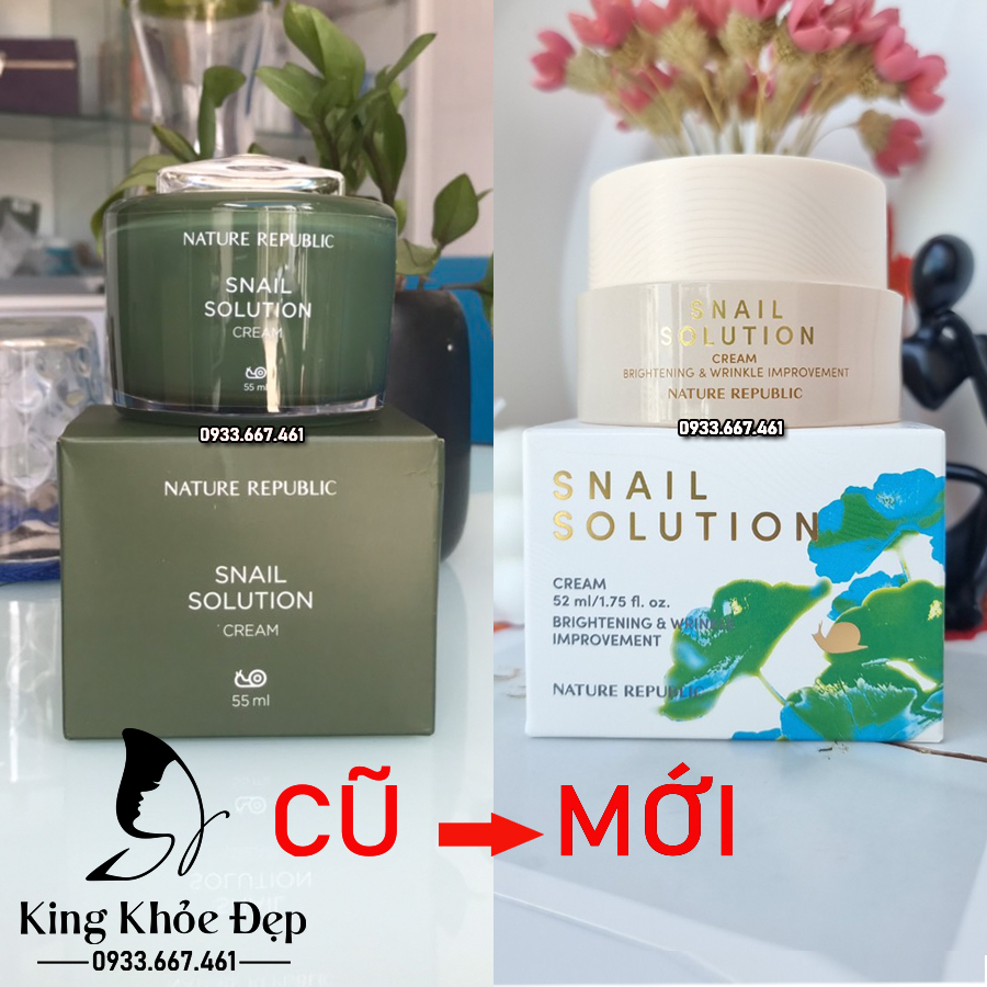 Kem Dưỡng Da Nature Republic Snail Solution Cream