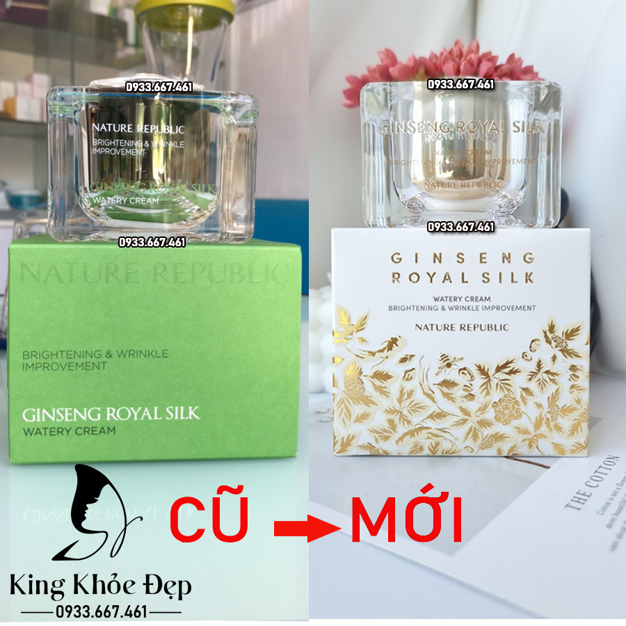 Kem Dưỡng Da Nature Republic Ginseng Royal Silk Watery Cream