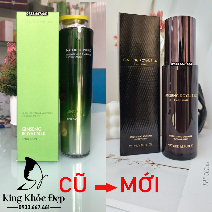 Sữa Dưỡng Nature Republic Ginseng Royal Silk Emulsion