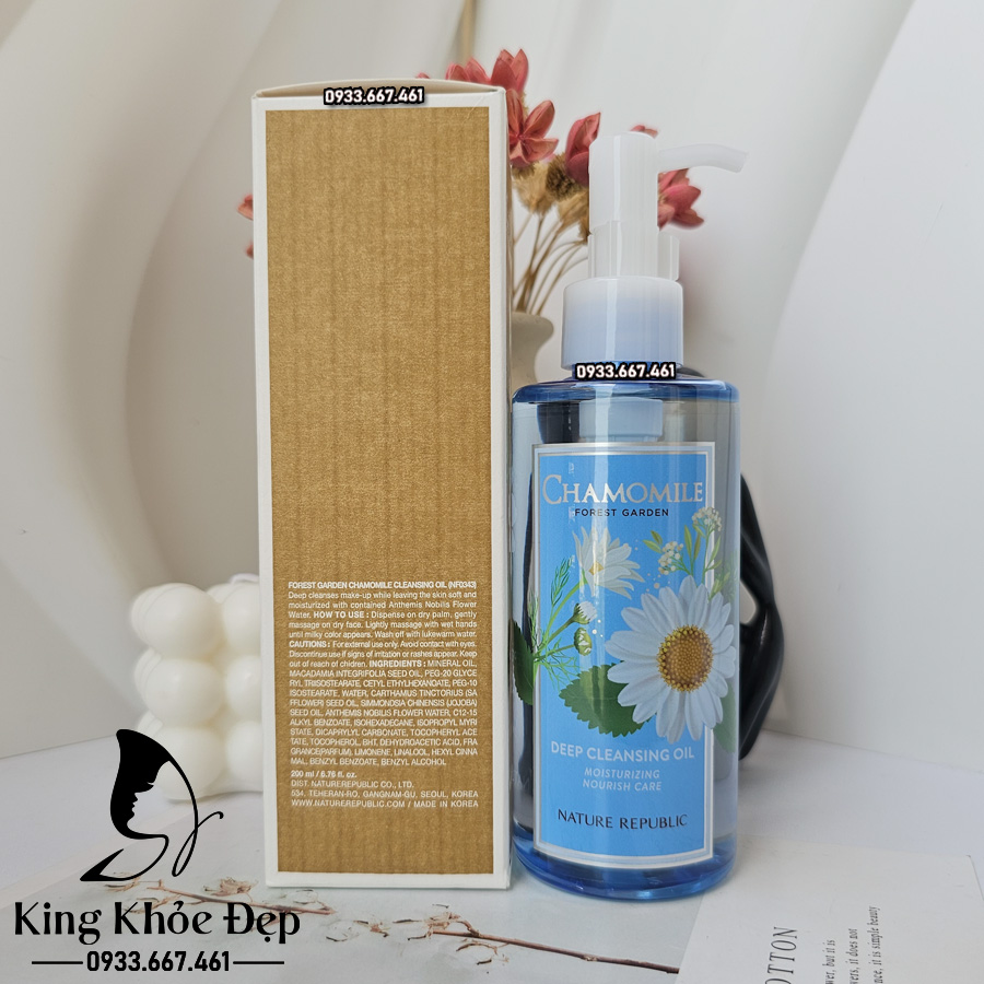 Dầu Tẩy Trang Nature Republic Forest Garden Chamomile Cleansing Oil