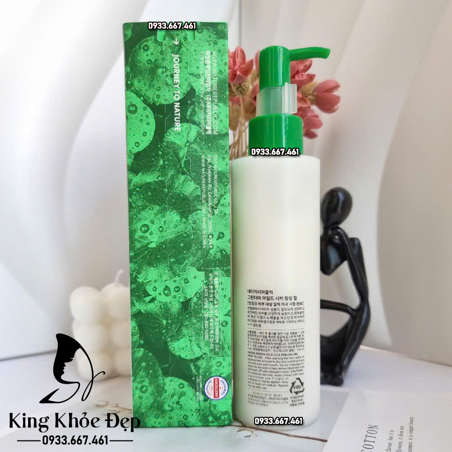 Tẩy Tế Bào Chết Nature Republic Green Derma Mild Cica Peeling Gel