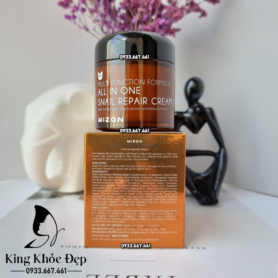 Kem Dưỡng Da All In One Snail Repair Cream