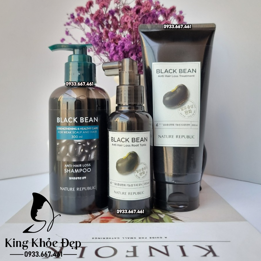 Kem Xả Tóc Nature Republic Black Bean Anti Hair Loss Treatment