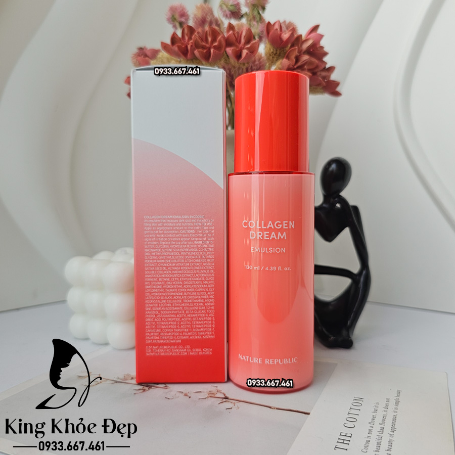 Sữa Dưỡng Nature Republic Collagen Dream Emulsion 130ml – Dưỡng Ẩm & Tăng Đàn Hồi Da