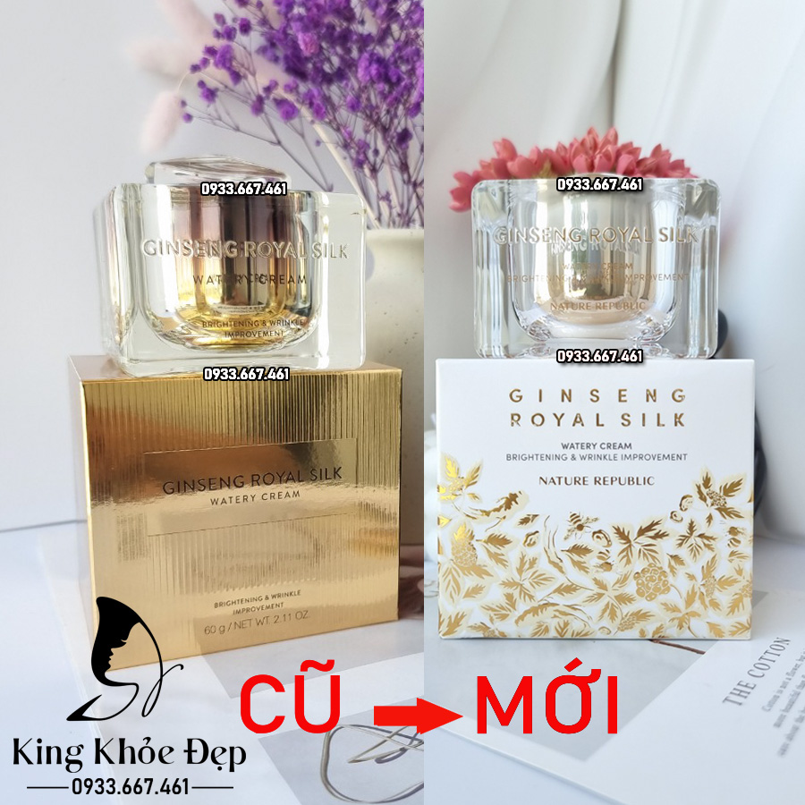 Kem Dưỡng Da Nature Republic Ginseng Royal Silk Watery Cream